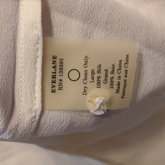 Everlane Silk Ivory Cream Top - Picture 5 of 8
